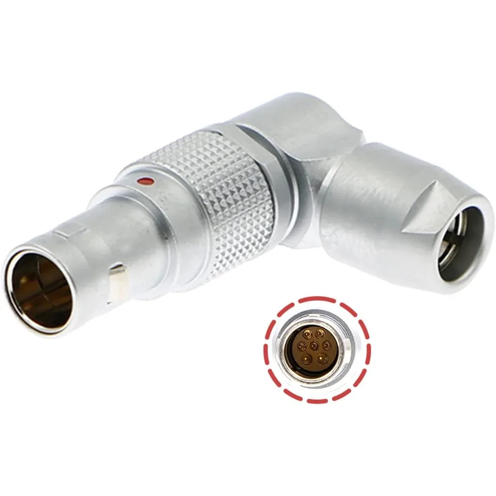 Alvins Rotatable Right-Angle 0B 7-Pin Connector for TRIMMARK Radio, FSG-0B-307 7-Pin Plug for Tilta Nucleus-M| Trimble(7 Pin)
Alvins Rotatable Right-Angle 0B 7-Pin Connector for TRIMMARK Radio, FSG-0B-307 7-Pin Plug for Tilta Nucleus-M| Trimble(7 Pin)