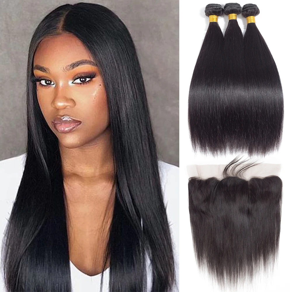 ROYAL IMPRESSION Straight Brazilian Human Hair Weave Bundles with Closure Hair Extensions For Women 5x5 Lace Closure Bundles
ROYAL IMPRESSION Straight Brazilian Human Hair Weave Bundles with Closure Hair Extensions For Women 5x5 Lace Closure Bundles