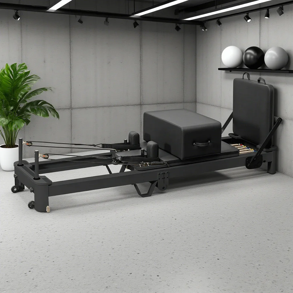 High Performance Aluminum Ilates Reformer with Durable Resistance Springs for Full-Body Workout & Posture Correction
High Performance Aluminum Ilates Reformer with Durable Resistance Springs for Full-Body Workout & Posture Correction