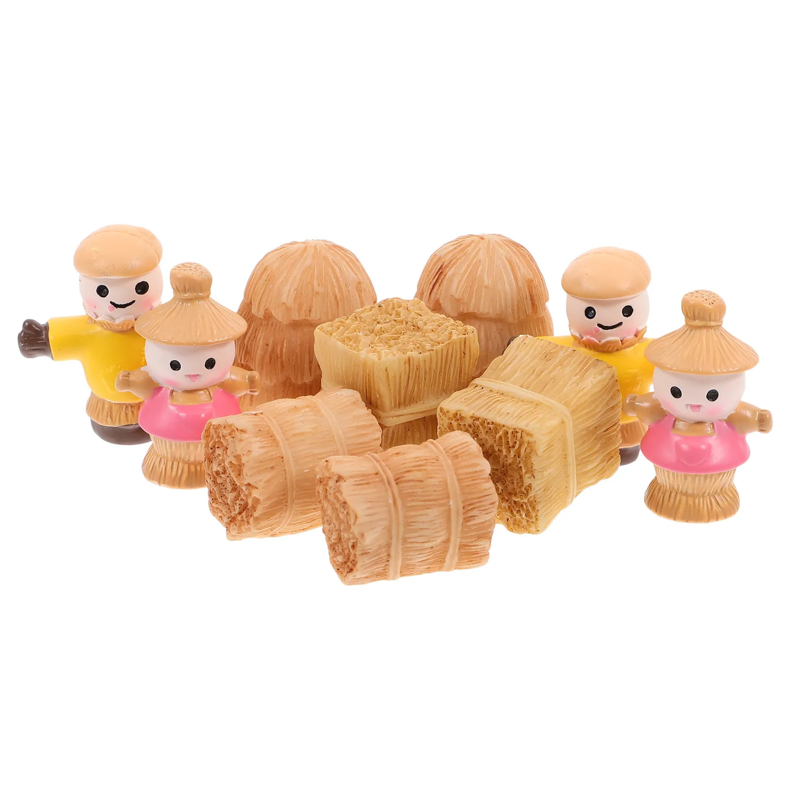 10 миниатюрных тюков сена для осеннего декора фермы, имитация садовых украшений, пугало, модель миниатюрной фермерской сцены
10 миниатюрных тюков сена для осеннего декора фермы, имитация садовых украшений, пугало, модель миниатюрной фермерской сцены