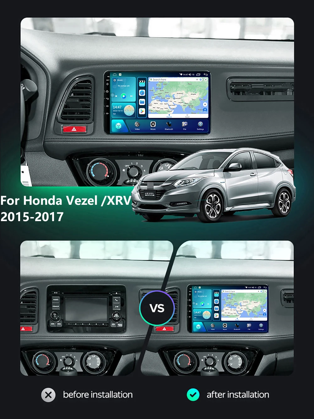 Автомобильный радиоприемник Android Auto Carplay для Honda Vezel XRV 2015 2016 2017, GPS-навигация, мультимедийный стереоплеер, головное устройство
Автомобильный радиоприемник Android Auto Carplay для Honda Vezel XRV 2015 2016 2017, GPS-навигация, мультимедийный стереоплеер, головное устройство