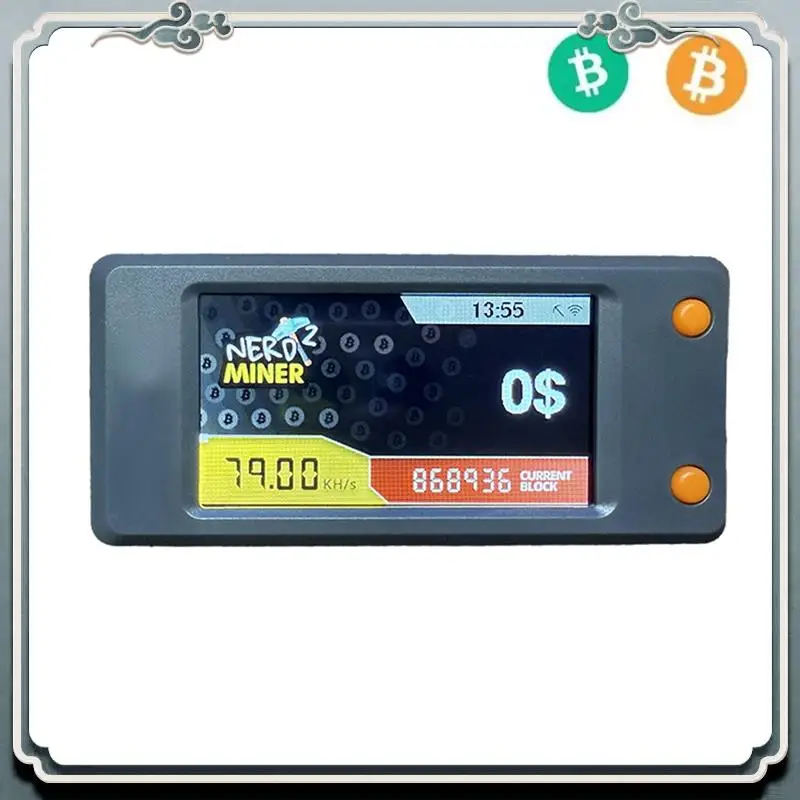 Премиум Nerdminer V2 Bitcoin Solo Lottery Miner 77KH/S с ЖК-дисплеем BTC Miner ASIC Mining Silent Miner
Премиум Nerdminer V2 Bitcoin Solo Lottery Miner 77KH/S с ЖК-дисплеем BTC Miner ASIC Mining Silent Miner