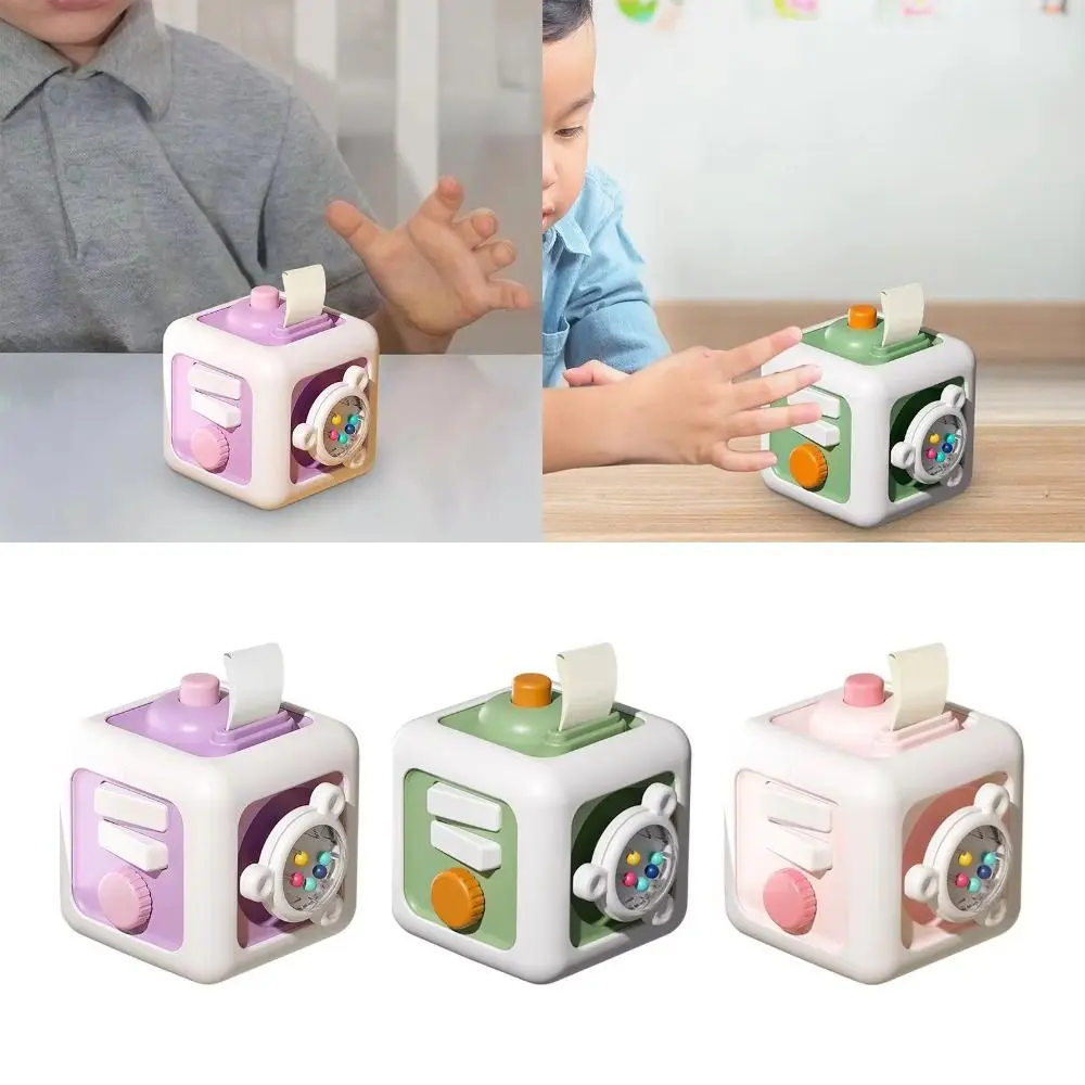 6 in 1 Sensory Busy Cube Toy Sensory Training Early Educational Cube Sensory Learing Toy Fine Motor Skills
6 in 1 Sensory Busy Cube Toy Sensory Training Early Educational Cube Sensory Learing Toy Fine Motor Skills