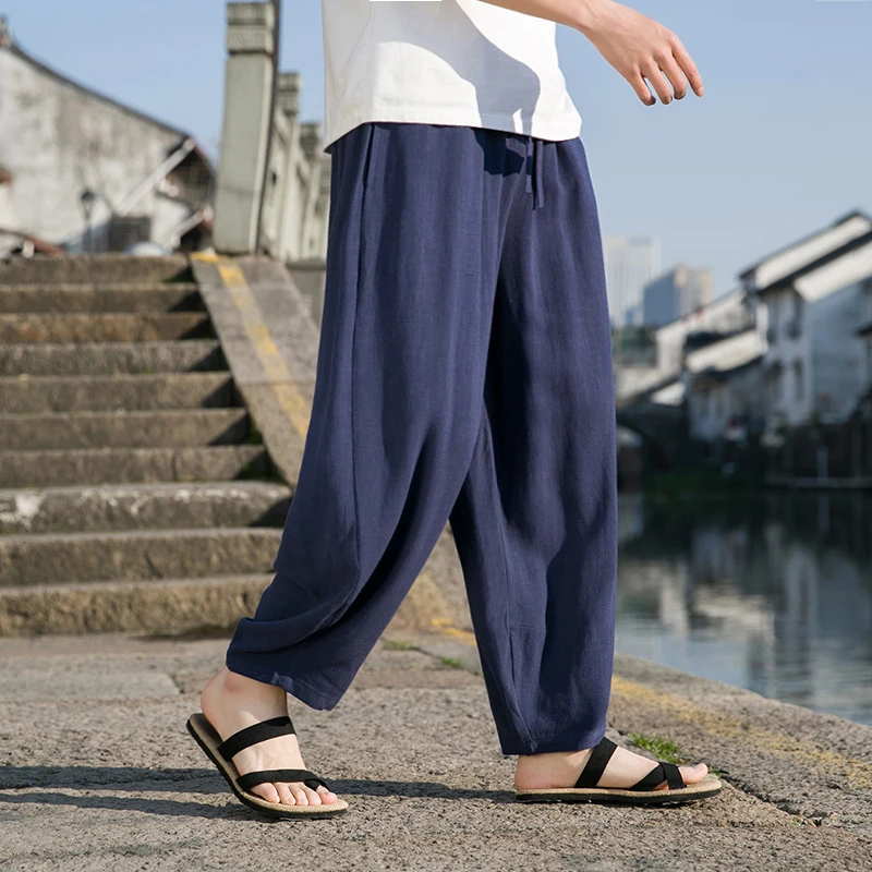 New Chinese Sle Men's Cotton Linen Straight Leg Wide Leg Pants Improved Version Hanfu Skirt Cotton Linen Tang Suit
New Chinese Sle Men's Cotton Linen Straight Leg Wide Leg Pants Improved Version Hanfu Skirt Cotton Linen Tang Suit