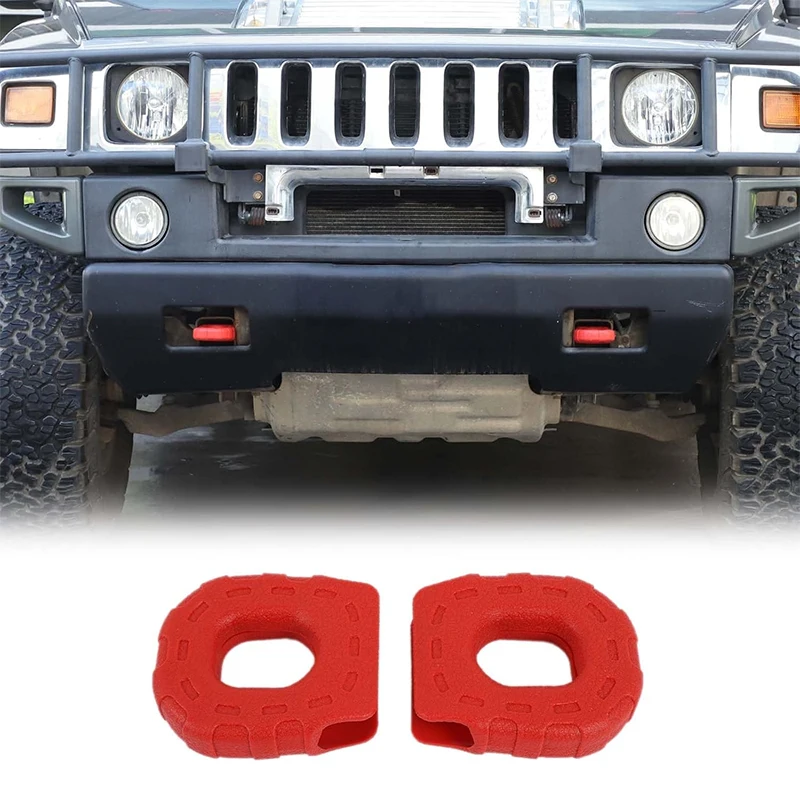 2PCS TPE Car Front Bumper Tow Trailer Towing Bar Hook Protective Cover For Hummer H2 2003-2009 Exterior Accessories
2PCS TPE Car Front Bumper Tow Trailer Towing Bar Hook Protective Cover For Hummer H2 2003-2009 Exterior Accessories