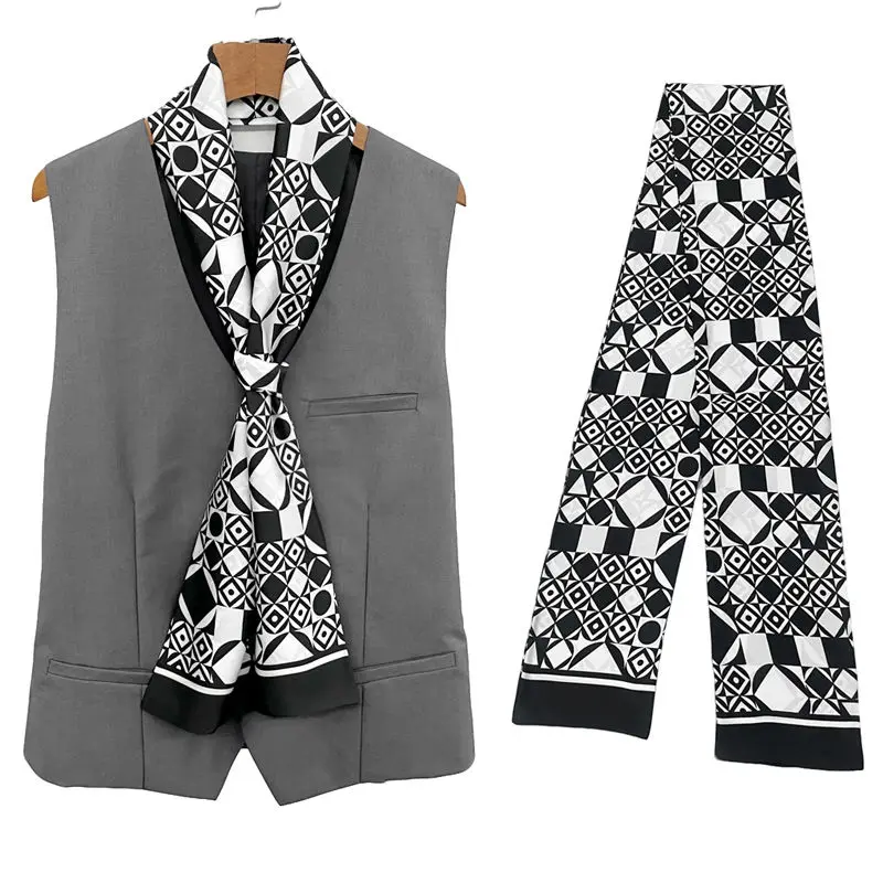 Men's Temperament Stacked Neckline Scarf British Retro Suit Silk Scarf Shirt Wide Tie Business Casual Small Scarf Tide
Men's Temperament Stacked Neckline Scarf British Retro Suit Silk Scarf Shirt Wide Tie Business Casual Small Scarf Tide