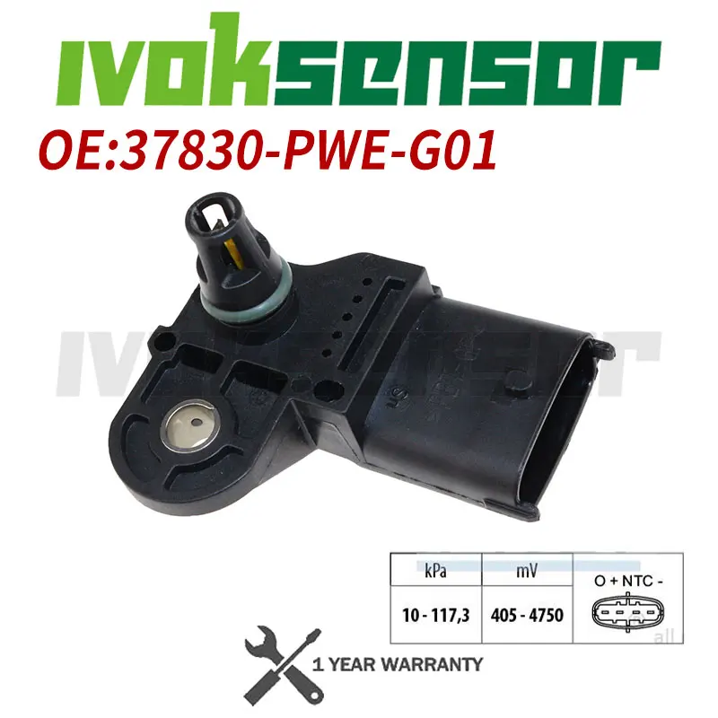 MAP Sensor Intake Air Pressure Sensor 37830-PWE-G01 For Honda Jazz Civic Stream 0261230099 For Chevrolet Chery Polaris
MAP Sensor Intake Air Pressure Sensor 37830-PWE-G01 For Honda Jazz Civic Stream 0261230099 For Chevrolet Chery Polaris