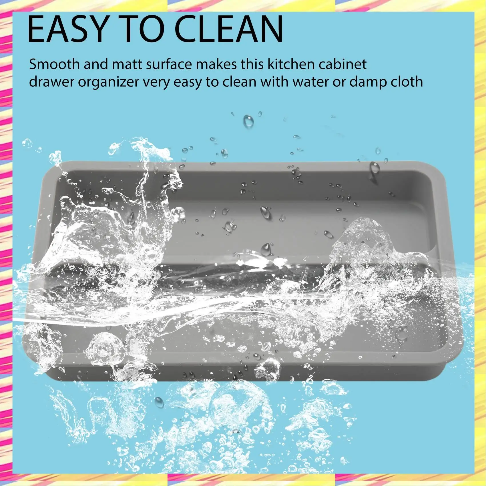 ABJJJ лоток для столовых приборов, расширяемый регулируемый ящик для посуды для кухонной утвари, органайзер, многоцелевой органайзер для хранения на кухне
ABJJJ лоток для столовых приборов, расширяемый регулируемый ящик для посуды для кухонной утвари, органайзер, многоцелевой органайзер для хранения на кухне