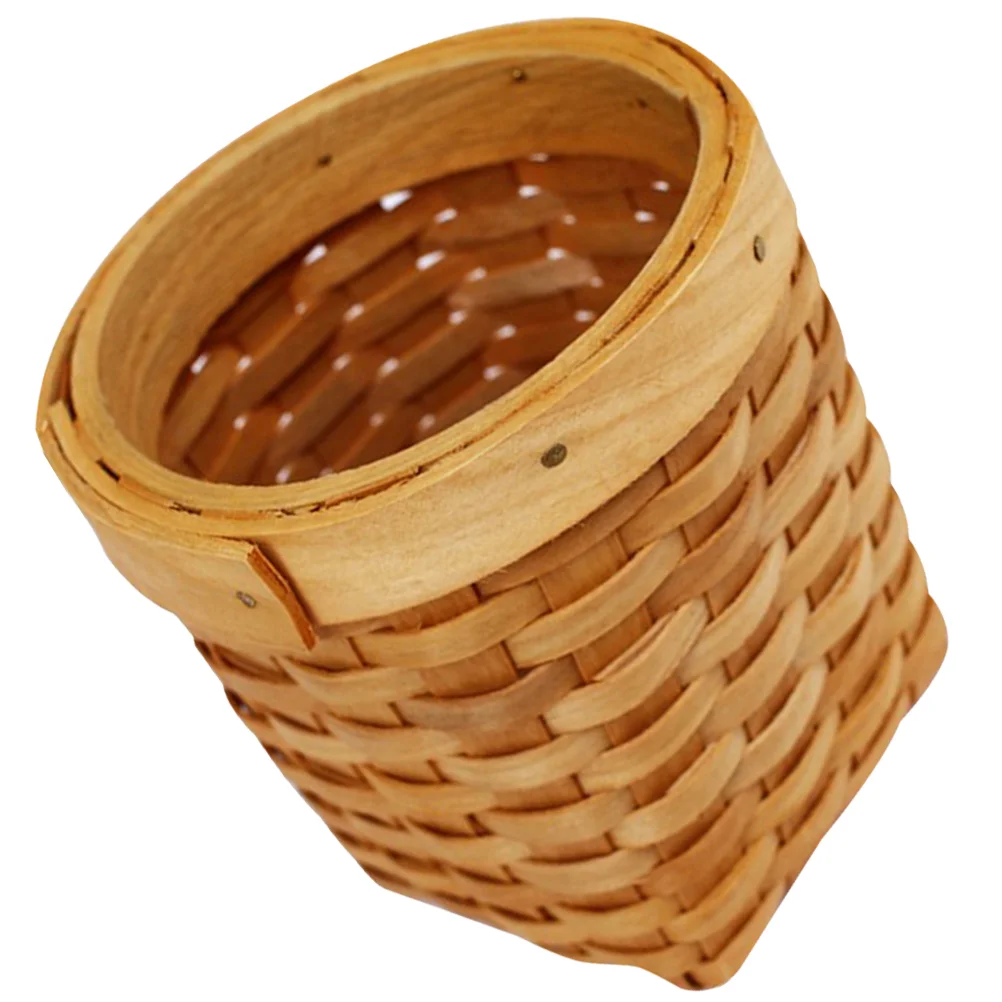 Mini Woven Basket Pencil Holder Desk Storage Wooden Pen Cup Smooth Practical Portable Desk ganizer Simple Design
Mini Woven Basket Pencil Holder Desk Storage Wooden Pen Cup Smooth Practical Portable Desk ganizer Simple Design