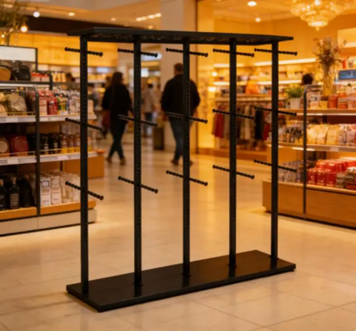 Стеллаж для витрины магазина нижнего белья, регулируемая двусторонняя вешалка для детской одежды, многоярусная полка для шорт и леггинсов.
Стеллаж для витрины магазина нижнего белья, регулируемая двусторонняя вешалка для детской одежды, многоярусная полка для шорт и леггинсов.