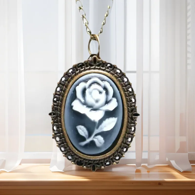 Steampunk Retro Bronze Beauty And Flower-Carved Quartz Pocket Watch Necklace Pendant Clock Chain Women's Gift
Steampunk Retro Bronze Beauty And Flower-Carved Quartz Pocket Watch Necklace Pendant Clock Chain Women's Gift