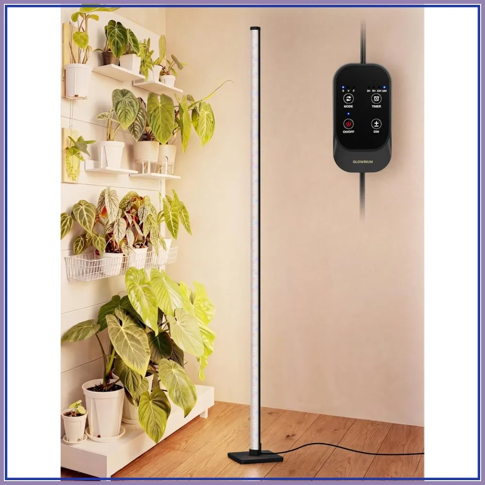 Vertical Grow Lights for Indoor Plants, 36W Full Spectrum LED with Auto Timer, 6-Level Dimmable, 3 Modes, 60in
Vertical Grow Lights for Indoor Plants, 36W Full Spectrum LED with Auto Timer, 6-Level Dimmable, 3 Modes, 60in