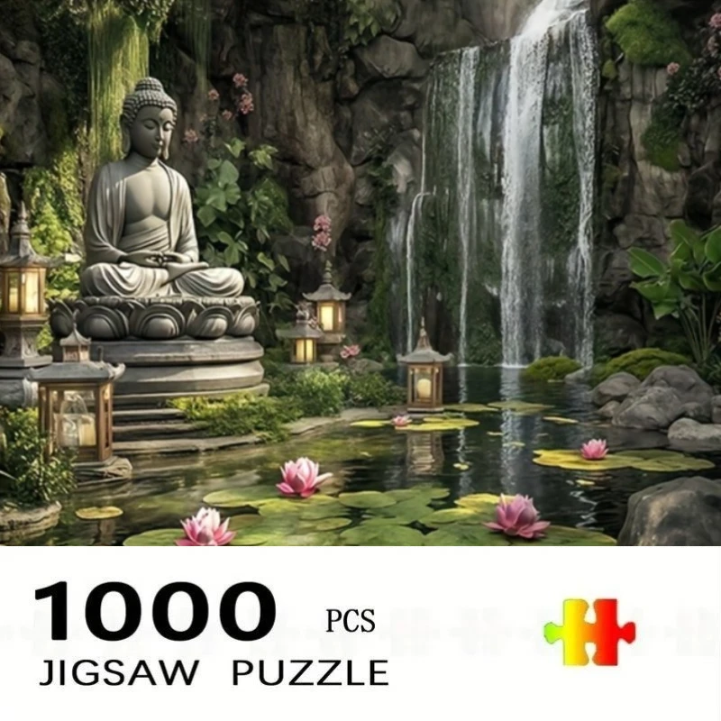 1000/500 PCS Jigsaw Puzzles Zen Buddha Waterfall Home Decor Games Landscape Puzzles Educational Toys Birthday Gifts
1000/500 PCS Jigsaw Puzzles Zen Buddha Waterfall Home Decor Games Landscape Puzzles Educational Toys Birthday Gifts