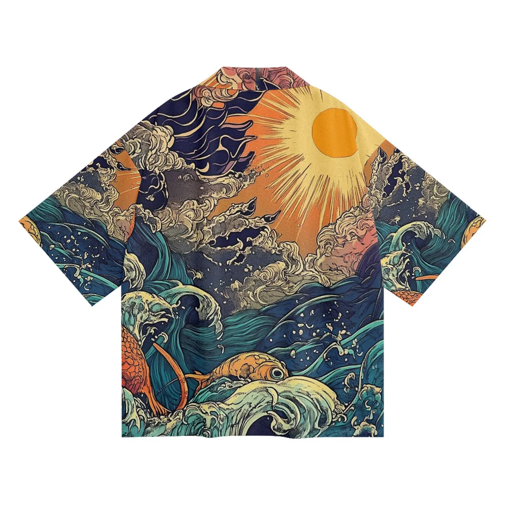 Plus Size 6XL Vintage Chinese Style Ukiyoe Print Cardigan Haori Women Beach Japanese Kimono Men Traditional Asian Clothing
Plus Size 6XL Vintage Chinese Style Ukiyoe Print Cardigan Haori Women Beach Japanese Kimono Men Traditional Asian Clothing