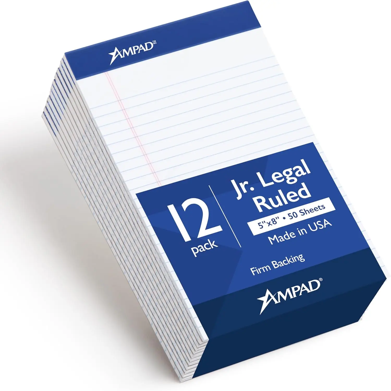 5x8 Legal Pads 12 Pack Narrow Ruled White Paper 50 Sheets Per Pad for To Do Lists and Professional Notes
5x8 Legal Pads 12 Pack Narrow Ruled White Paper 50 Sheets Per Pad for To Do Lists and Professional Notes