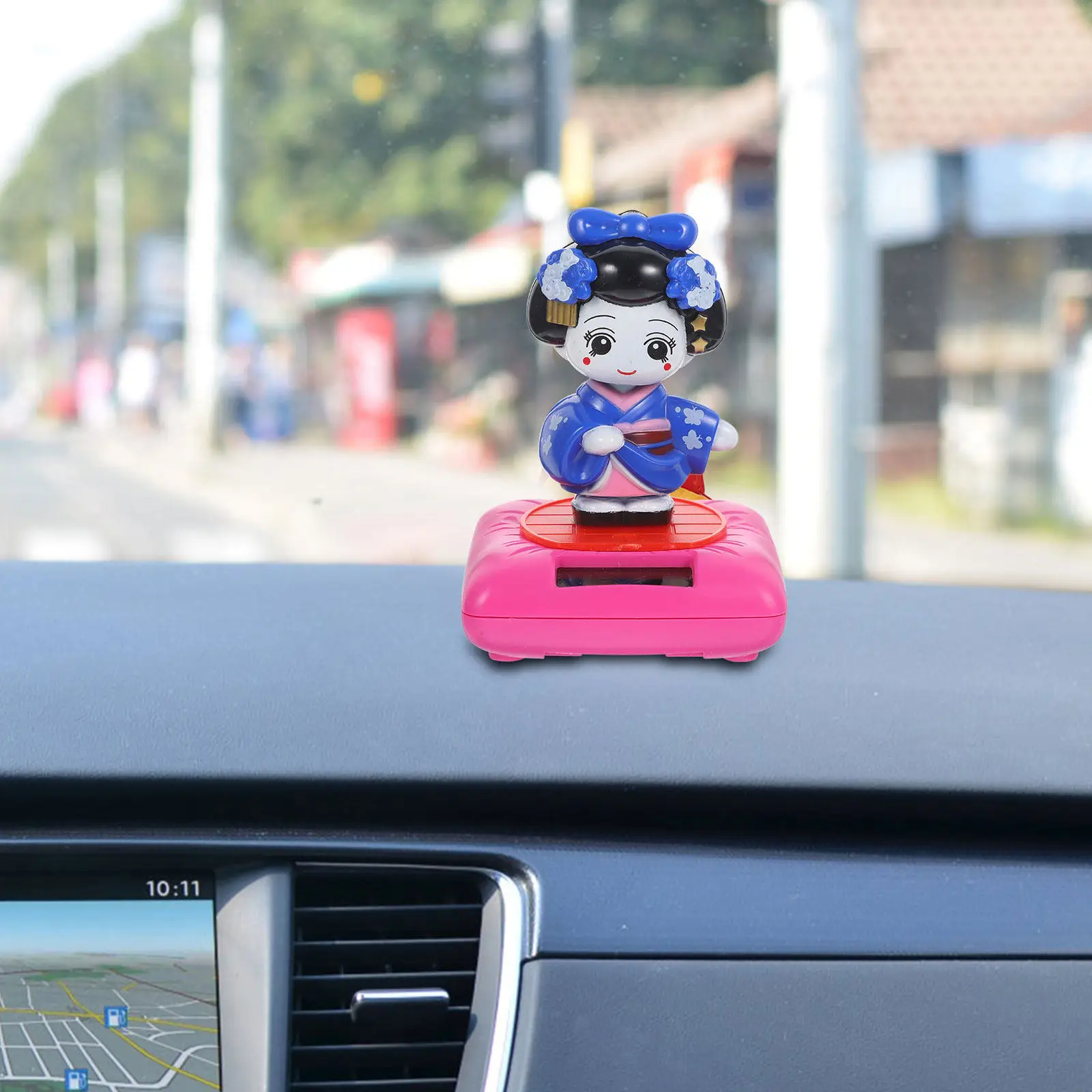 Solar Powered Nodding Kimono Statue for Car Dashboard Desktop Decoration Shaking Head Small Plastic Ornament Vibrant Cartoon
Solar Powered Nodding Kimono Statue for Car Dashboard Desktop Decoration Shaking Head Small Plastic Ornament Vibrant Cartoon