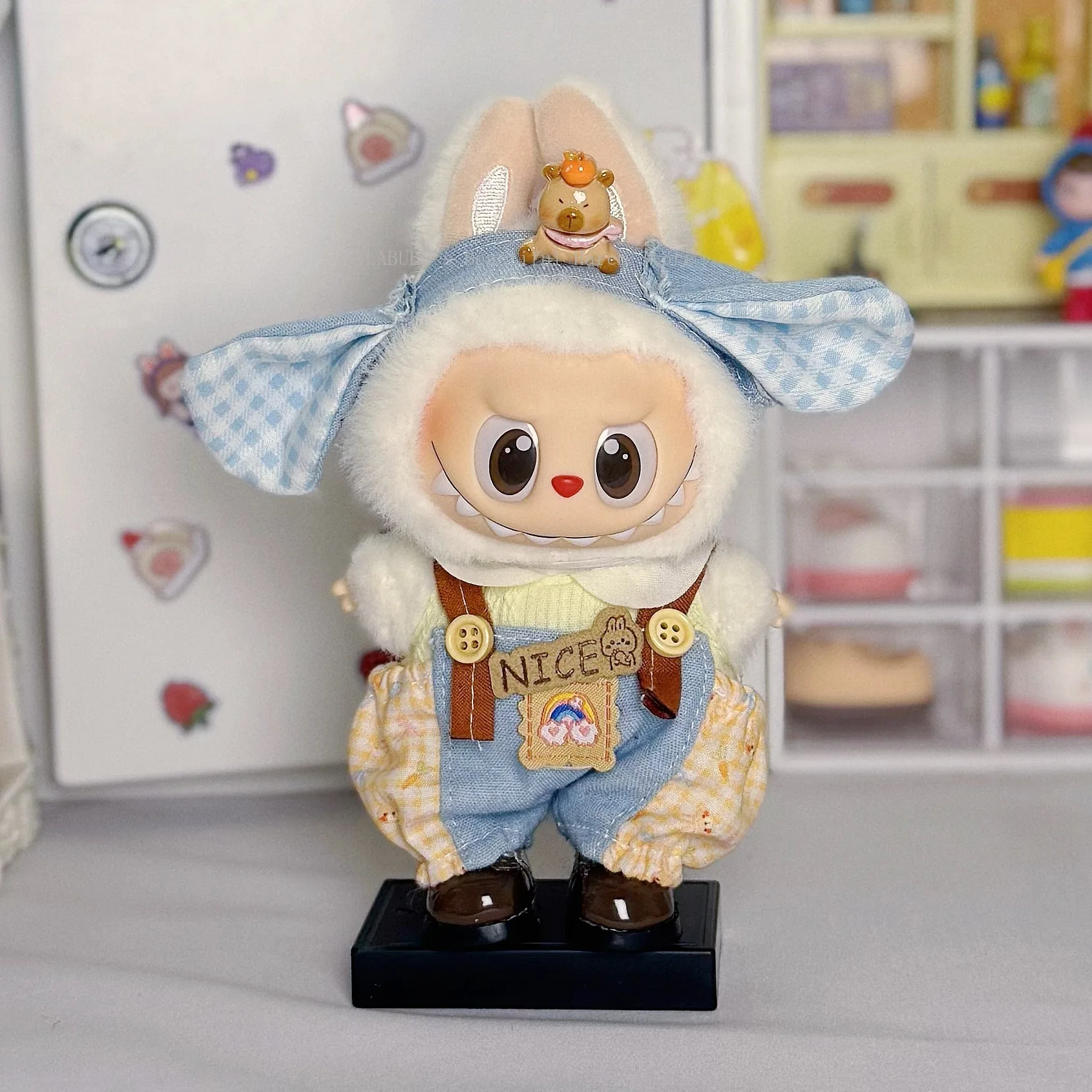 original 17cm labubu clothes outfit Plush doll clothe Macaron Cute Clothing DIY Kid Gift Clothes Hair accessories v1v2 clothes
original 17cm labubu clothes outfit Plush doll clothe Macaron Cute Clothing DIY Kid Gift Clothes Hair accessories v1v2 clothes