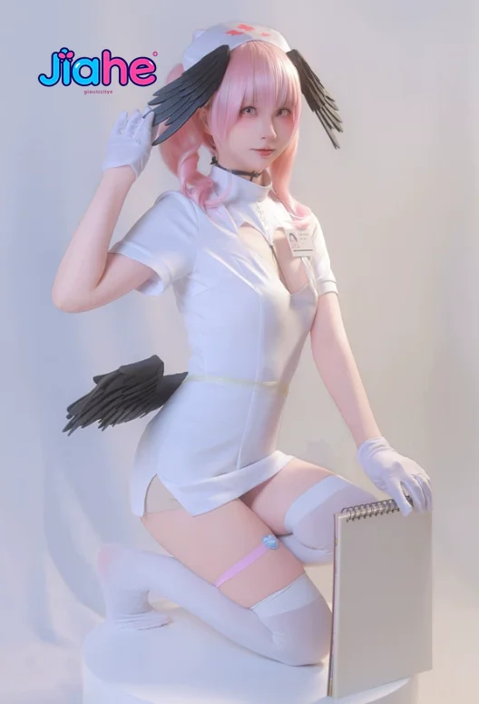 Azurr Lanne Shimoe Koharu Nurse nurse Cosplay Costume Halloween Outfits Succubus Sexy party white sweet jumpsuit hat prop set
Azurr Lanne Shimoe Koharu Nurse nurse Cosplay Costume Halloween Outfits Succubus Sexy party white sweet jumpsuit hat prop set