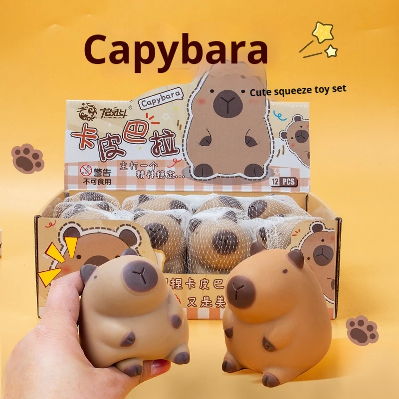 Capybara Squeeze Toy Super Soft Slow Rebound Fluid Dough Texture Cute Creative Animal Stress Relief Toy For Adult Office Relax
Capybara Squeeze Toy Super Soft Slow Rebound Fluid Dough Texture Cute Creative Animal Stress Relief Toy For Adult Office Relax