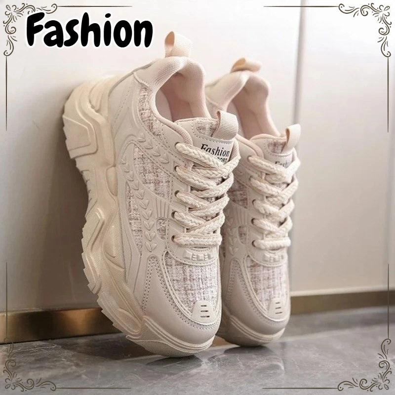 New Women's Breathable Mesh Platform Sneakers Thick Sole Height Increasing Nti-slip Wear-resistant Casual Fashion Walking Shoes
New Women's Breathable Mesh Platform Sneakers Thick Sole Height Increasing Nti-slip Wear-resistant Casual Fashion Walking Shoes