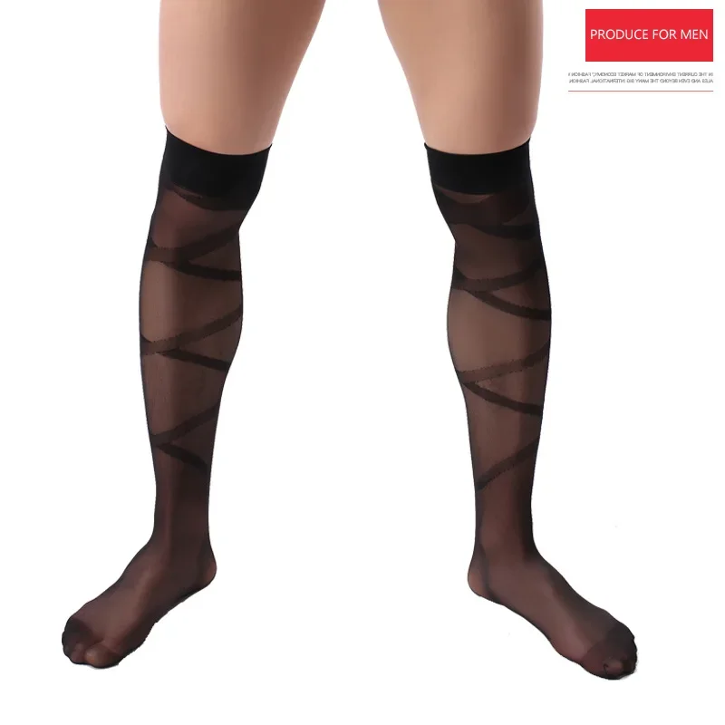 Summer Nylon Twill Cross Knee Socks Man Sexy Gay Hot Erotic Transparent Ultra-thin Thigh High Stockings for Men Lingerie Gifts
Summer Nylon Twill Cross Knee Socks Man Sexy Gay Hot Erotic Transparent Ultra-thin Thigh High Stockings for Men Lingerie Gifts