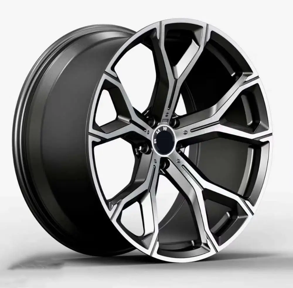 X5/X5 M G05 F15 Gun Metal Machined Face 20 Inch and 21inch Forged Aluminum Alloy Wheel Rims
X5/X5 M G05 F15 Gun Metal Machined Face 20 Inch and 21inch Forged Aluminum Alloy Wheel Rims