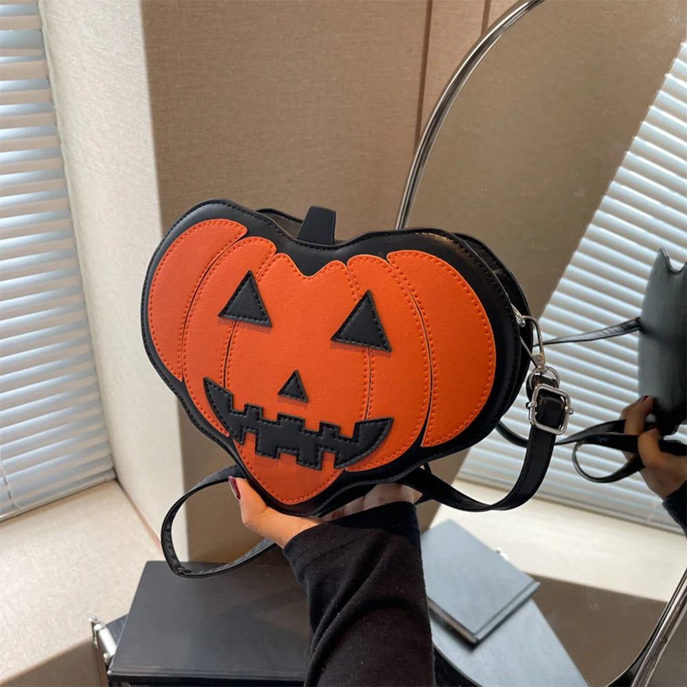 Halloween Pumpkin Purses PU Gothic Novelty Shoulder Bag Zipper Heart Pumpkin Crossbody Bag Messenger Bag for Holiday Party
Halloween Pumpkin Purses PU Gothic Novelty Shoulder Bag Zipper Heart Pumpkin Crossbody Bag Messenger Bag for Holiday Party