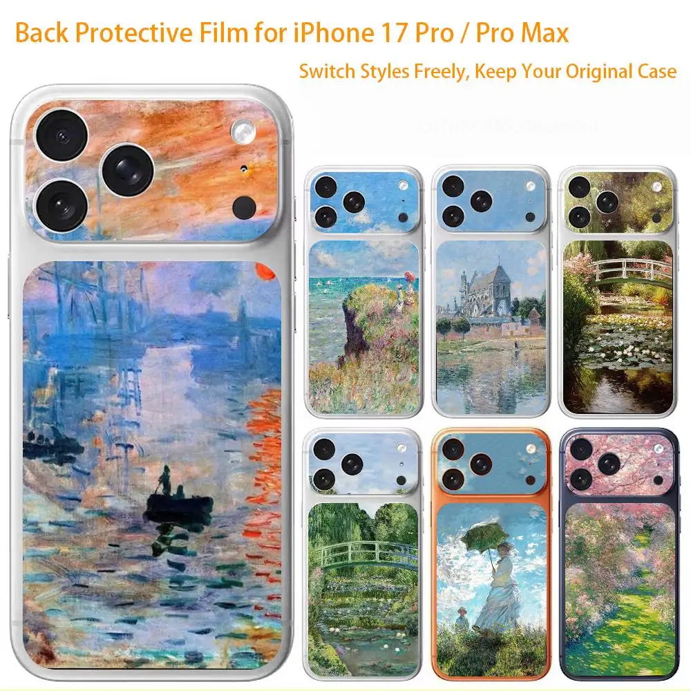 Claude Monet Garden Lotus Bridge Case Premium Skin Wrap for iPhone 17 Pro/Max, Back Frame Camera Protective Decal (Not Case)
Claude Monet Garden Lotus Bridge Case Premium Skin Wrap for iPhone 17 Pro/Max, Back Frame Camera Protective Decal (Not Case)