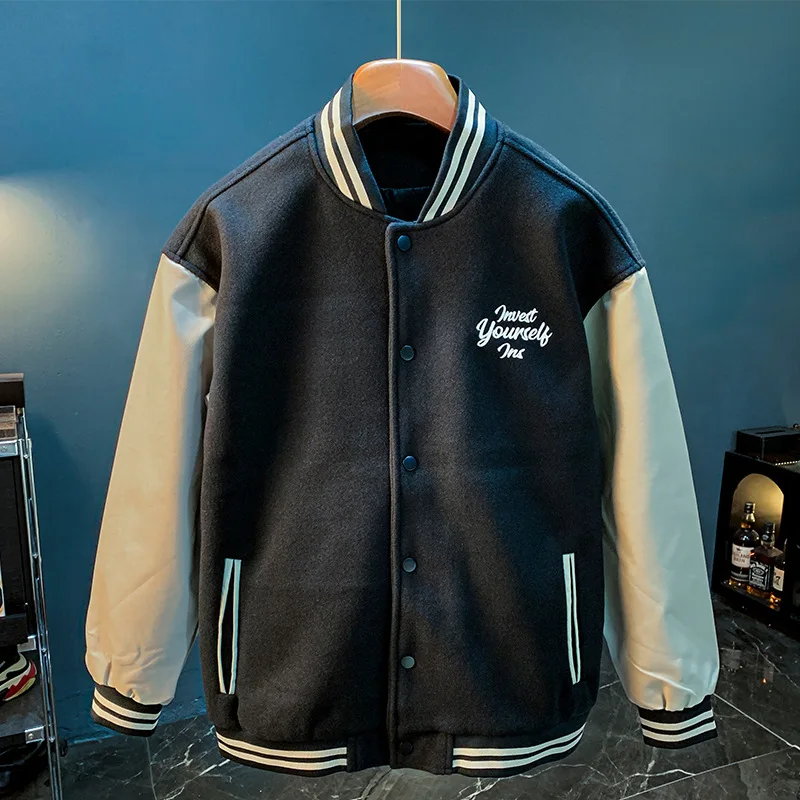 Classic Colorblock Baseball Uniform Men's Coat Stand Collar Fashion Brand High-End Embroidered Jacket All-Matching Clothes
Classic Colorblock Baseball Uniform Men's Coat Stand Collar Fashion Brand High-End Embroidered Jacket All-Matching Clothes