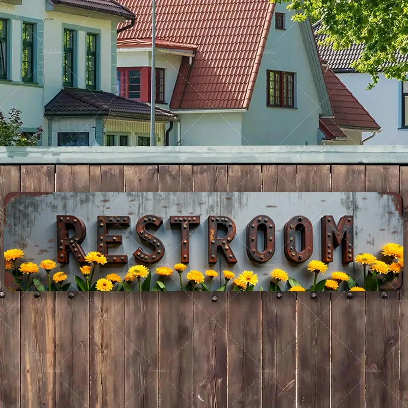 1 шт. металлический знак, 4x16 дюймов, деревенский знак «RESTROOM» с подсолнухами на деревянном фоне забор
1 шт. металлический знак, 4x16 дюймов, деревенский знак «RESTROOM» с подсолнухами на деревянном фоне забор