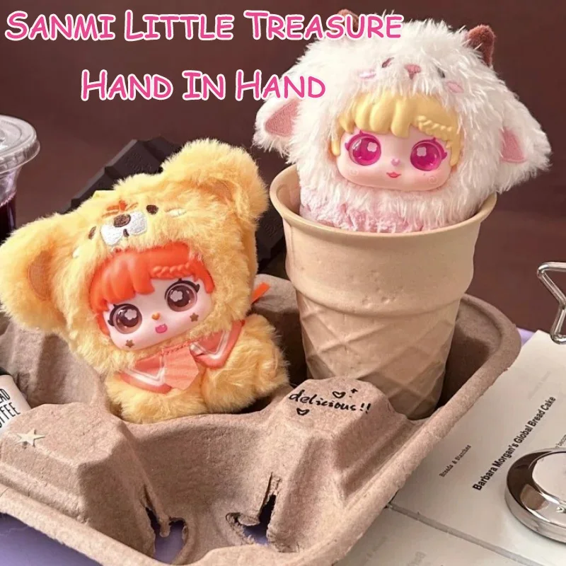 Sanmi Little Treasure Hand In Hand Series слепая коробка настольное украшение ручной работы модная игровая кукла украшение подарок на день рождения для девочки 
Sanmi Little Treasure Hand In Hand Series слепая коробка настольное украшение ручной работы модная игровая кукла украшение подарок на день рождения для девочки