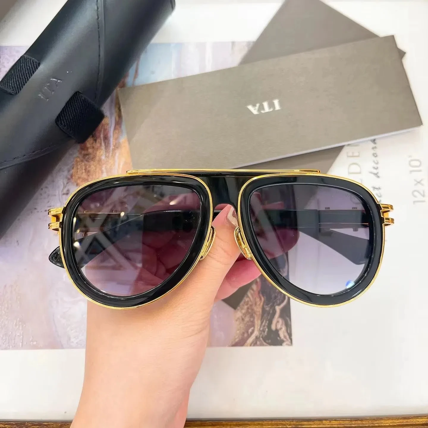 New Arrival ADITA DTS403B LXN-EVO II UV Driving Anti-Glare Men Eyewear Top Quality Oval Acetate Frame Classic Women Sunglasses
New Arrival ADITA DTS403B LXN-EVO II UV Driving Anti-Glare Men Eyewear Top Quality Oval Acetate Frame Classic Women Sunglasses