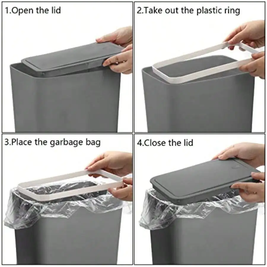 100 Pack Thick Leakproof Drawstring Garbage Bags 23x12 Inch For Large Waste Bin
100 Pack Thick Leakproof Drawstring Garbage Bags 23x12 Inch For Large Waste Bin
