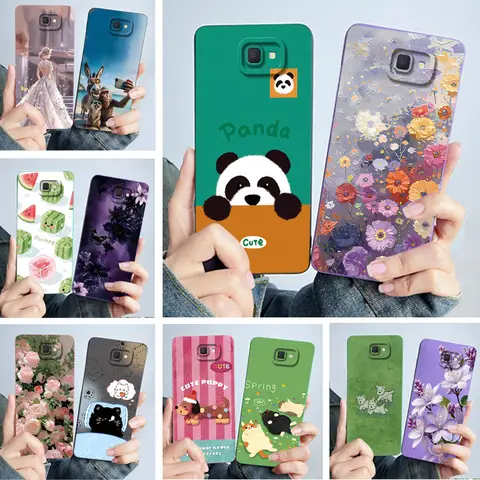 Case For Samsung J7 Prime J4 Plus Cute Panda Sweet Girls Cats Silicone Soft Protective Back Cover For Galaxy J7 Prime 2 J4 Prime
