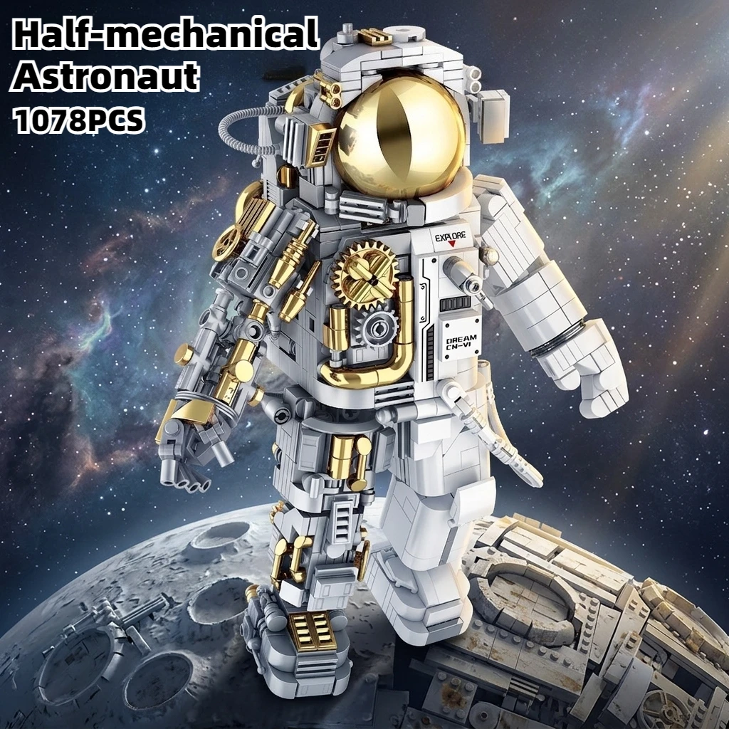 Наборы строительных блоков «Полумеханический космонавт» из 1078 деталей, праздничные декоративные украшения, кирпичики для детей и взрослых, рождественские подарки
Наборы строительных блоков «Полумеханический космонавт» из 1078 деталей, праздничные декоративные украшения, кирпичики для детей и взрослых, рождественские подарки