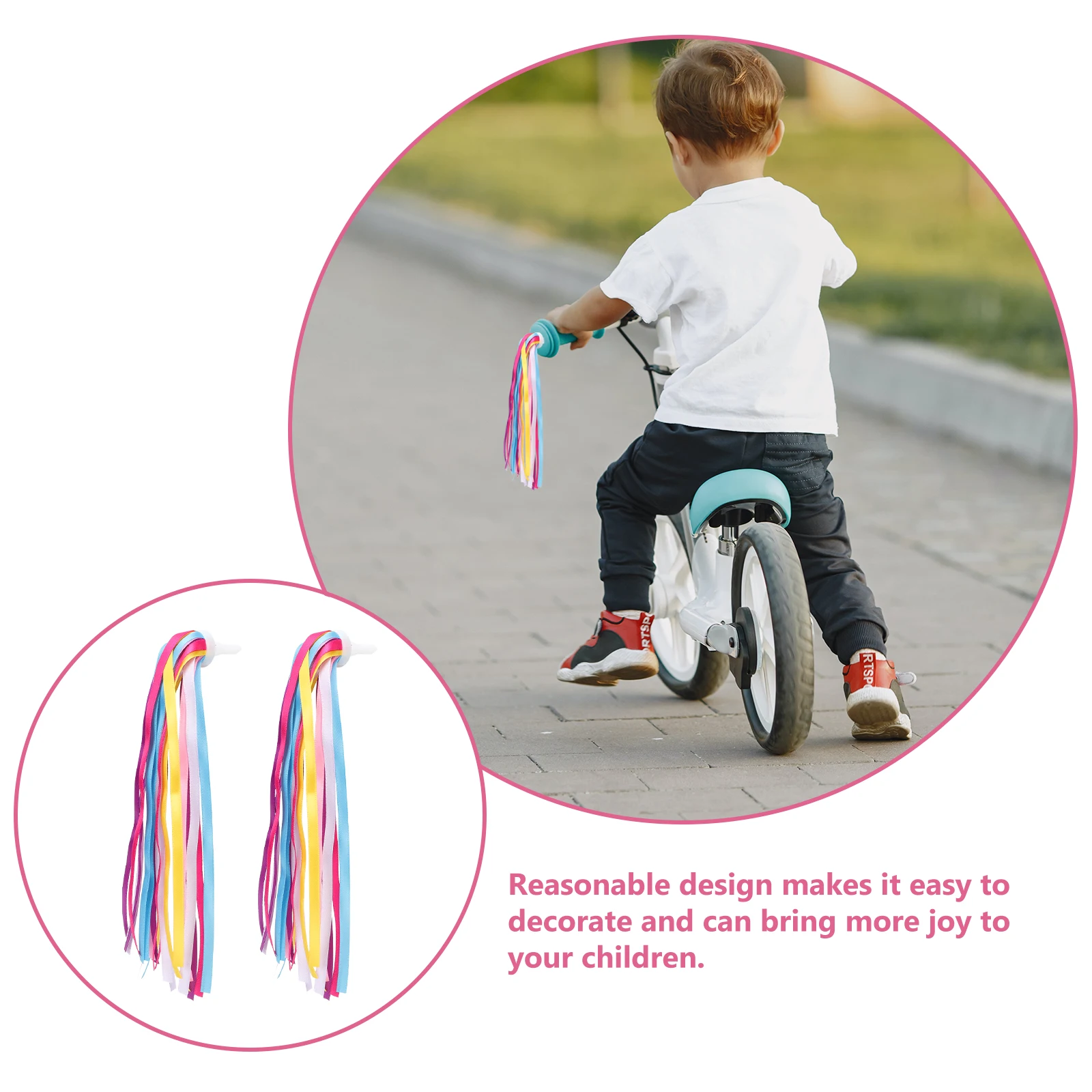 Bike Streamer Ribbons for Bikes Tassel Decorations Handlebar Streamers Polyester Child
Bike Streamer Ribbons for Bikes Tassel Decorations Handlebar Streamers Polyester Child