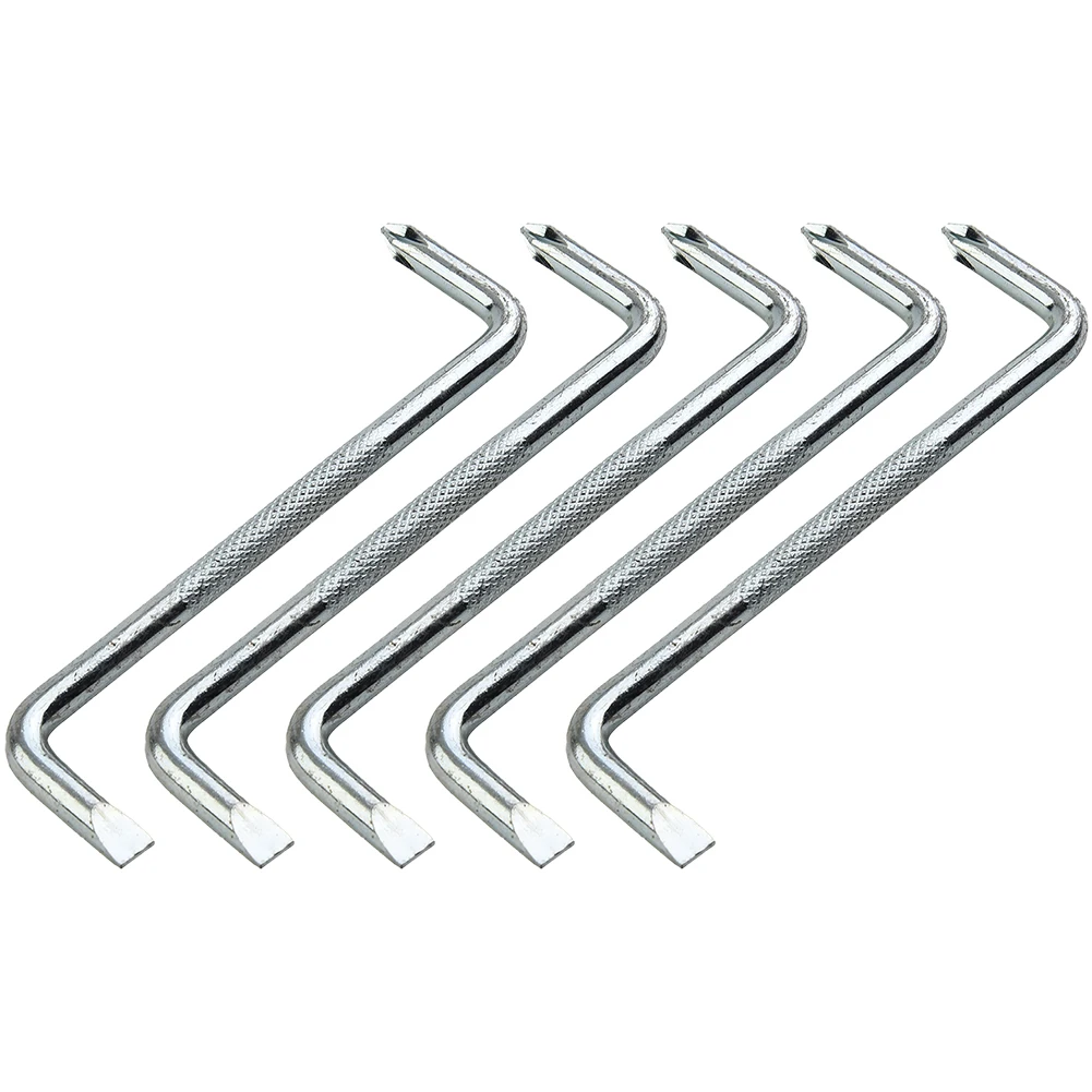 5PCS Z Type Slotted Cross Screwdriver Steel Alloy Double Head Tip Screw Driver Repair Tool For Home Appliance Furniture Repair
5PCS Z Type Slotted Cross Screwdriver Steel Alloy Double Head Tip Screw Driver Repair Tool For Home Appliance Furniture Repair