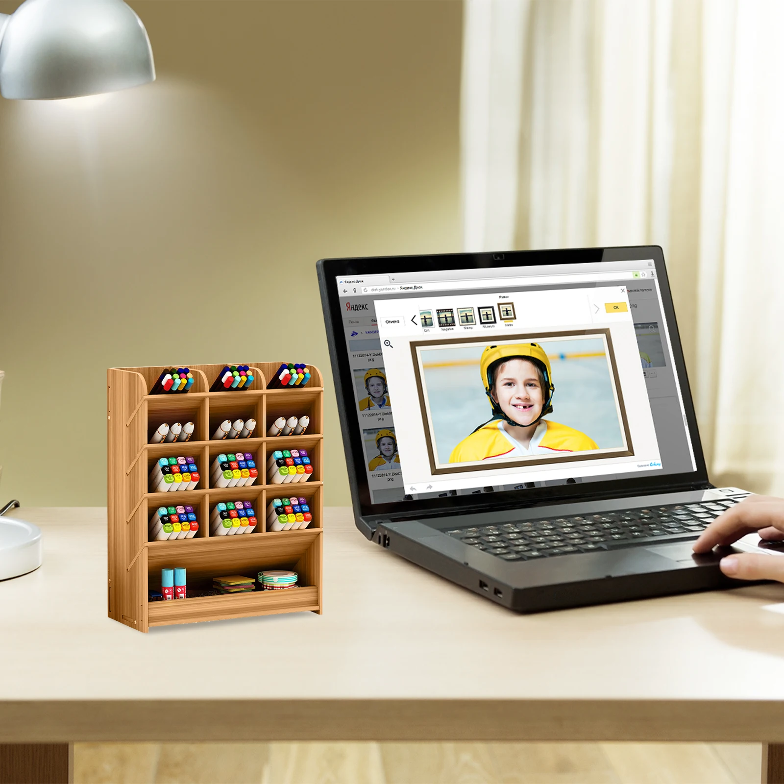 Creative Pen Organizer Box Wooden Multi-Grid Desktop Storage for Office Study Room Stationery Supply Pencil Box
Creative Pen Organizer Box Wooden Multi-Grid Desktop Storage for Office Study Room Stationery Supply Pencil Box