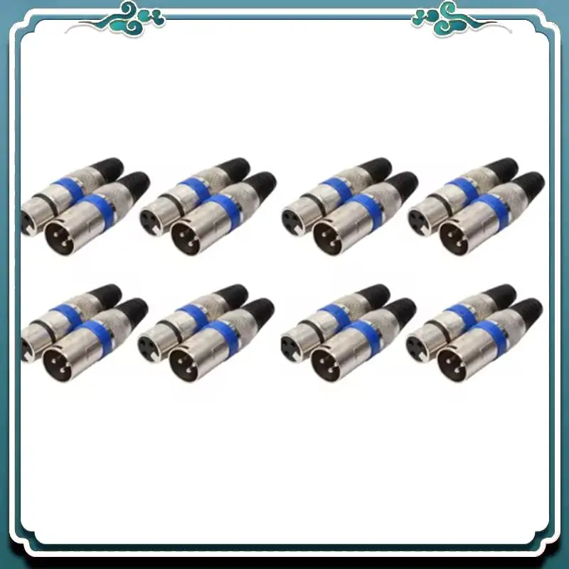 ABSK-8 пар разъемов XLR 3-контактный аудиомикрофонный микрофон XLR штекер гнездовой адаптер
ABSK-8 пар разъемов XLR 3-контактный аудиомикрофонный микрофон XLR штекер гнездовой адаптер