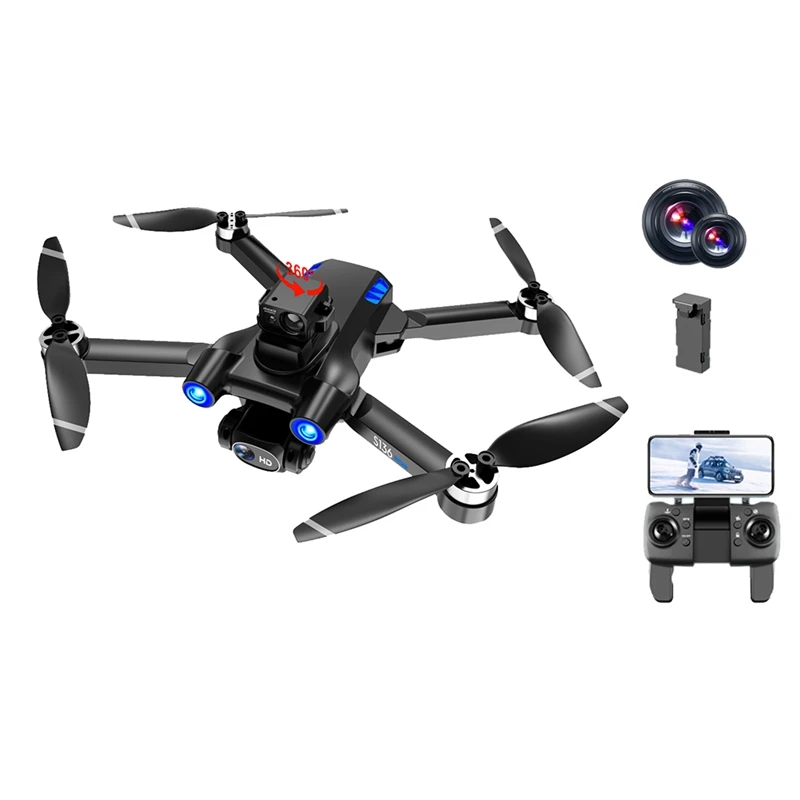 S136 Mini RC Drone Brushless Remote Control Quadcopter GPS For FPV Helicopter 1080P Laser Obstacle Avoidance Camera Accessories
S136 Mini RC Drone Brushless Remote Control Quadcopter GPS For FPV Helicopter 1080P Laser Obstacle Avoidance Camera Accessories