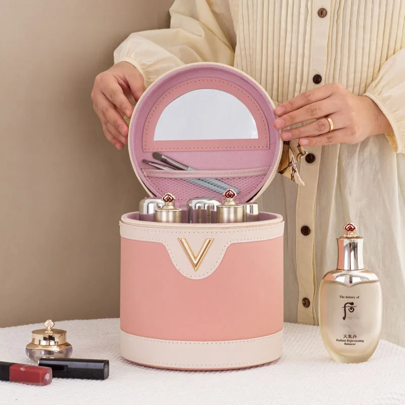 Large Capacity Makeup Bag Pebble Texture Bucket Bag Portable Hand Carry Gift Multi Functional Waterproof Cosmetic Pouch
Large Capacity Makeup Bag Pebble Texture Bucket Bag Portable Hand Carry Gift Multi Functional Waterproof Cosmetic Pouch
