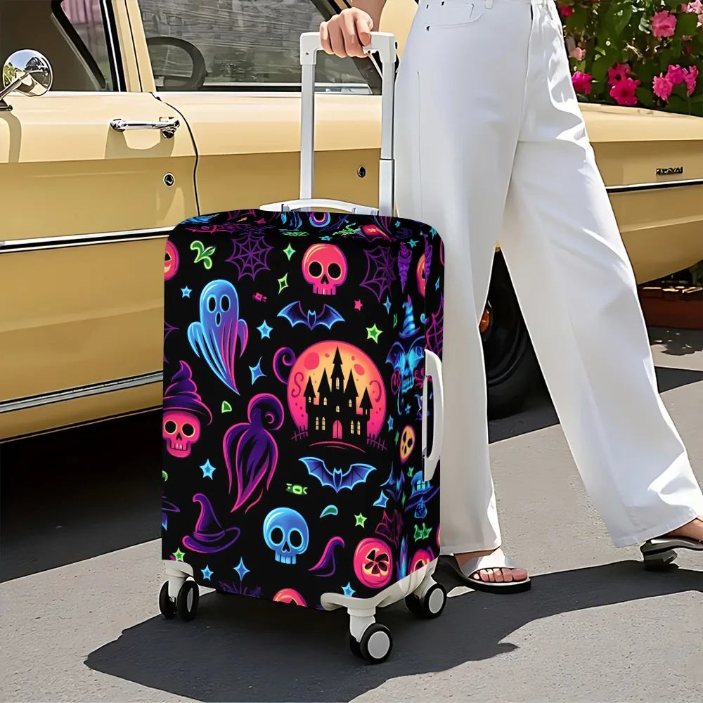 1PC Halloween-themed luggage cover for luggage sizes 18 – 32 inches; dust and elastic travel accessories to effectively protect
1PC Halloween-themed luggage cover for luggage sizes 18 – 32 inches; dust and elastic travel accessories to effectively protect