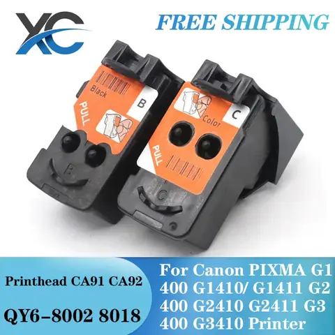 QY6-8002 QY6-8018 Printhead CA91 CA92 Print head For Canon PIXMA G1400 G1410/ G1411 G2400 G2410 G2411 G3400 G3410 Printer