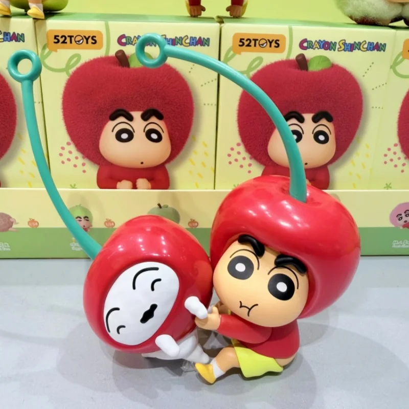 52toys Crayon Shinchan Munch On Fruit Blind Box Flocked Action Figures Kawaii Decor Collectible Cute Toy Birthday Gift
52toys Crayon Shinchan Munch On Fruit Blind Box Flocked Action Figures Kawaii Decor Collectible Cute Toy Birthday Gift