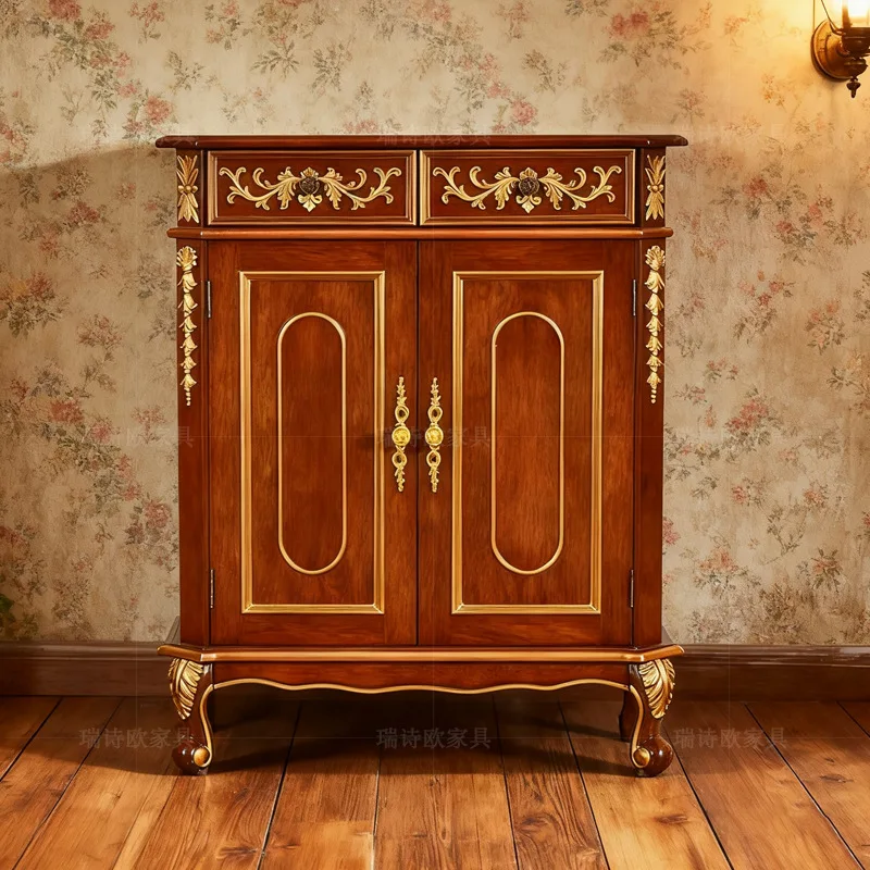HYS American-style solid wood shoe cabinet, country style minimalist vintage carved entryway cabinet, large-capacity storage
HYS American-style solid wood shoe cabinet, country style minimalist vintage carved entryway cabinet, large-capacity storage