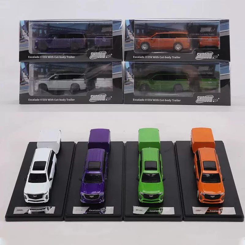 1:64 Scale Escalade-VESV With Cut-body Trailer Simulation Alloy Car Model Static Display Collectible Toy Gift Souvenir
1:64 Scale Escalade-VESV With Cut-body Trailer Simulation Alloy Car Model Static Display Collectible Toy Gift Souvenir