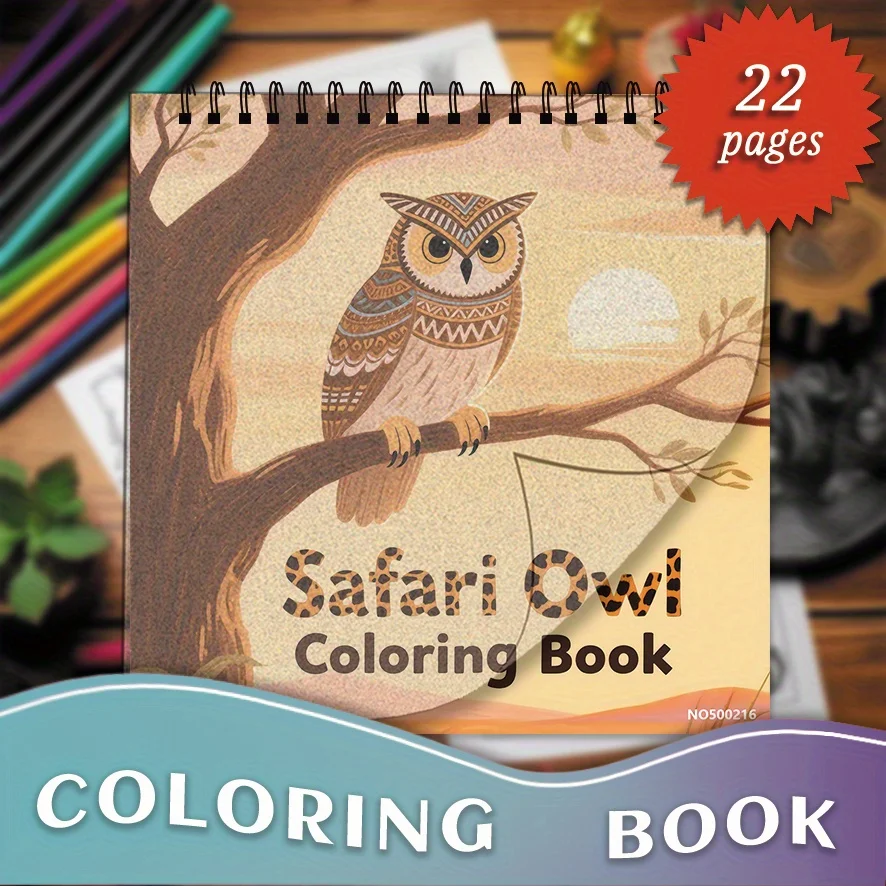 Owl Adventures Coloring Book 8.27 X 8.27 Inches 22 Pages - Stress Relief And Positive Thinking Coloring Book
Owl Adventures Coloring Book 8.27 X 8.27 Inches 22 Pages - Stress Relief And Positive Thinking Coloring Book