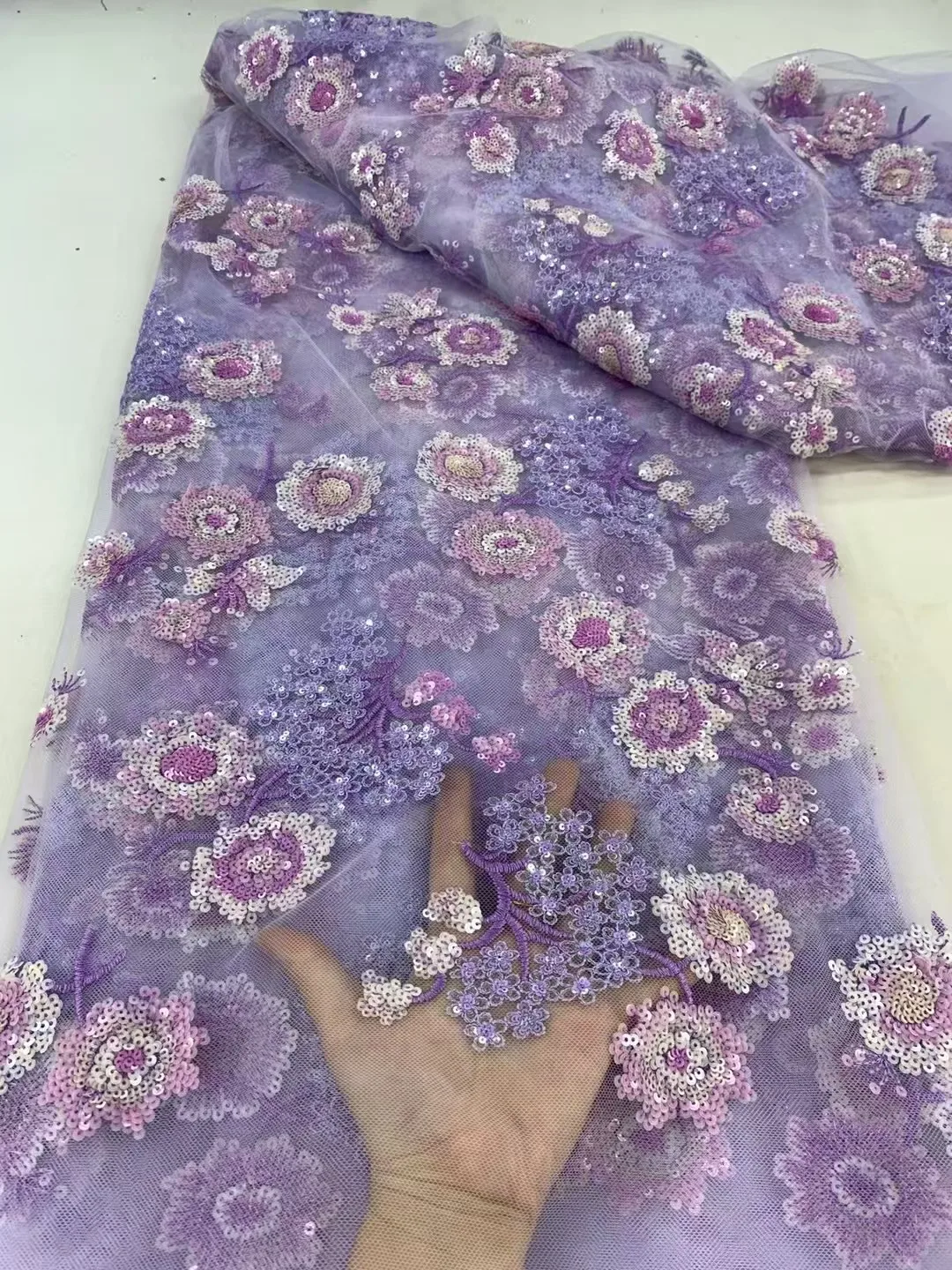 Purple African Lace Fabric Groom French Mesh Sequins Lace Fabric 2024 High quality for Sewing Women Wedding Party Dresses 5yards
Purple African Lace Fabric Groom French Mesh Sequins Lace Fabric 2024 High quality for Sewing Women Wedding Party Dresses 5yards