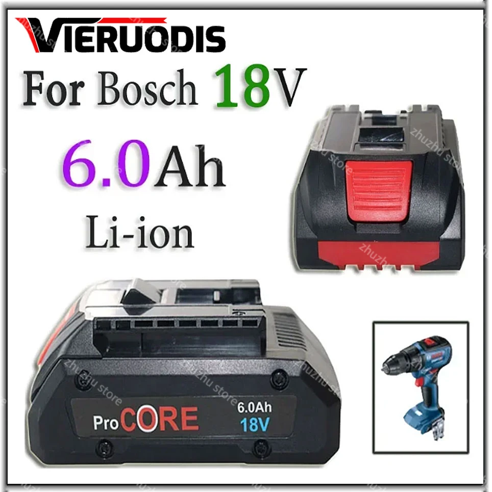 Литий-ионный аккумулятор Procore для Bosch, Аккумуляторная дрель 18 в, 6,0 Ач, 8,0 Ач, со встроенной батареей 2100Cells
Литий-ионный аккумулятор Procore для Bosch, Аккумуляторная дрель 18 в, 6,0 Ач, 8,0 Ач, со встроенной батареей 2100Cells