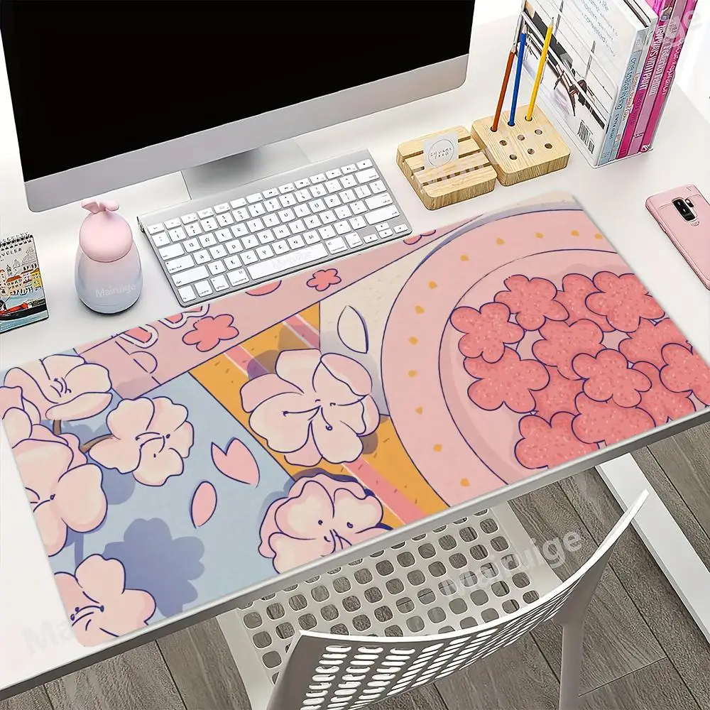Pink cherry blossom food Mouse Pad XXL Large Keyboard Desk Pads Non-slip Rubber Gaming Mousepad Laptop Carpet Long Table Mat
Pink cherry blossom food Mouse Pad XXL Large Keyboard Desk Pads Non-slip Rubber Gaming Mousepad Laptop Carpet Long Table Mat
